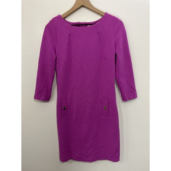 Lilly Pulitzer Shift Dress S Cocktail Career Office Pink Doll Retro 60s Mod - Picture 1 of 16